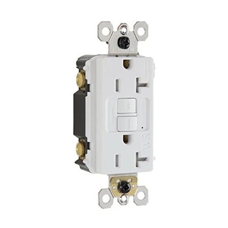 Pass & Seymour 20A WHT Self Test GFCI 2097TRWRWCCD4